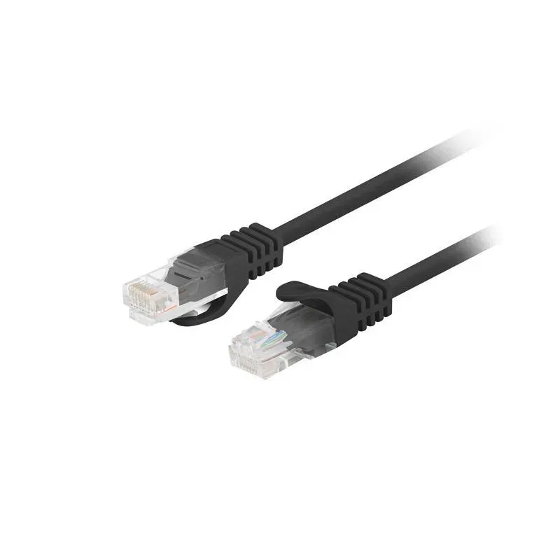 Patchcord Lanberg UTP kat.6 1,5m czarny 10-Pack