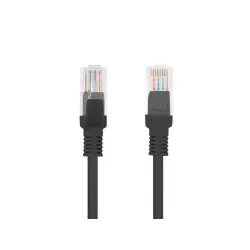 Patchcord Lanberg UTP kat.5e 2m czarny box fluke passed