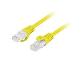 Patchcord Lanberg UTP kat.6 0,5m LSZH CU fluke passed żółty