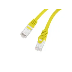Patchcord Lanberg UTP kat.6 1,5m LSZH CU fluke passed żółty