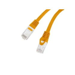 Patchcord Lanberg UTP kat.6 1,5m LSZH CU fluke passed pomarańczowy