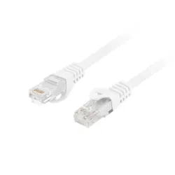 Patchcord Lanberg UTP kat.6 10m LSZH CU fluke passed biały
