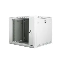 Szafa instalacyjna Rack wisząca 19" 9U 600x600 szara Lanberg (flat pack)