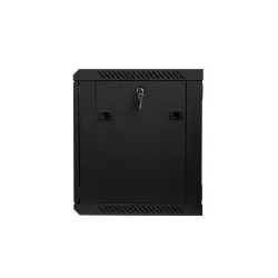 Szafa instalacyjna Rack wisząca 19" 9U 600x450 czarna Lanberg (flat pack)
