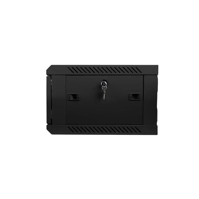Szafa instalacyjna Rack wisząca 19" 4U 600x450 czarna Lanberg (flat pack)
