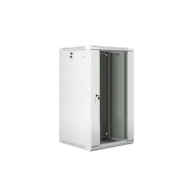 Szafa instalacyjna Rack wisząca 19" 22U 600x600 szara Lanberg (flat pack)