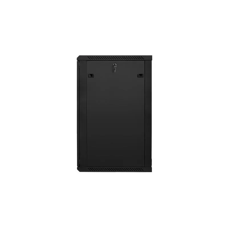 Szafa instalacyjna Rack wisząca 19" 22U 600x600 czarna Lanberg (flack pack)