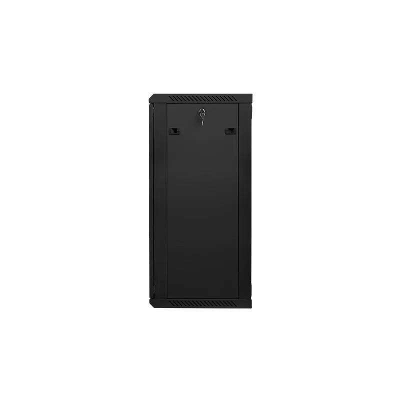 Szafa instalacyjna Rack wisząca 19" 22U 600x450 czarna Lanberg (flat pack)