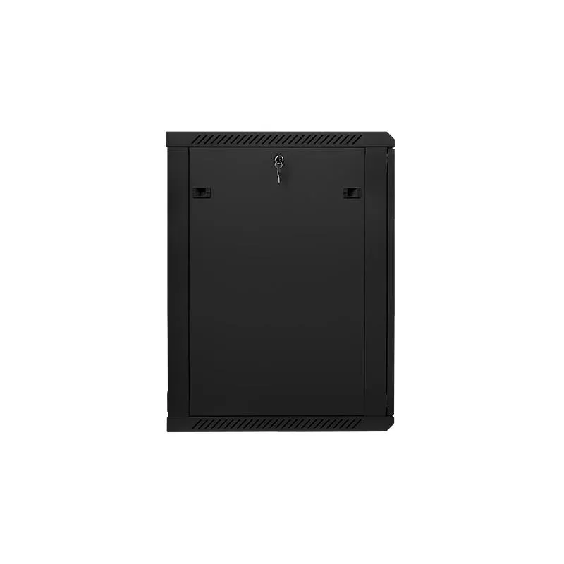 Szafa instalacyjna Rack wisząca 19" 18U 600x600 czarna Lanberg (flat pack)