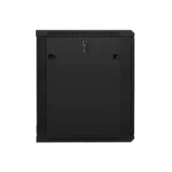 Szafa instalacyjna Rack wisząca 19" 15U 600x600 czarna Lanberg (flat pack)