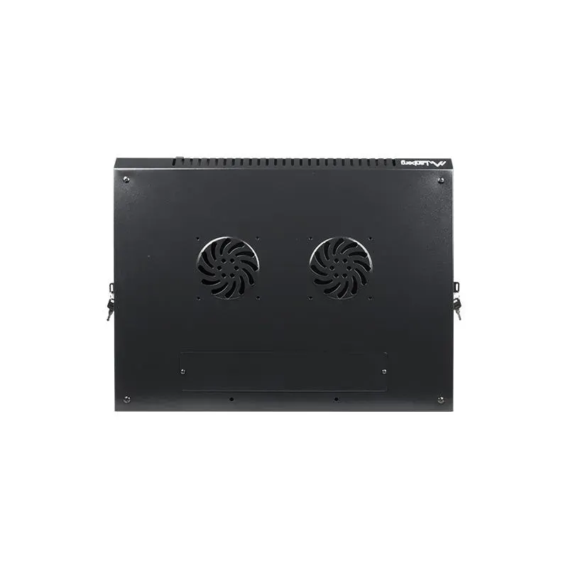 Szafa instalacyjna Rack wisząca 19" 12U 600x450 czarna Lanberg (flat pack)