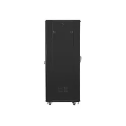 Szafa instalacyjna Rack stojąca 19" 37U 600x800 czarna Lanberg (flat pack)