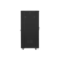 Szafa instalacyjna Rack stojąca 19" 32U 600x800 czarna Lanberg (flat pack)
