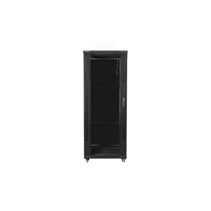 Szafa instalacyjna Rack stojąca 19" 32U 600x800 czarna Lanberg (flat pack)
