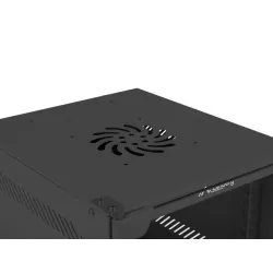 Szafa instalacyjna Rack wisząca 10" 4U 280x310mm czarna Lanberg (flat pack)