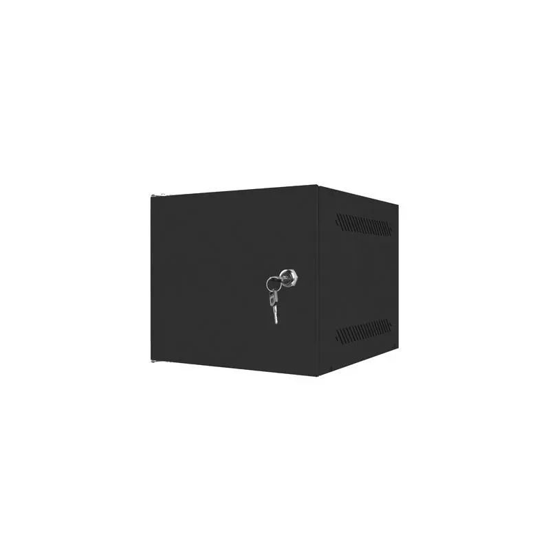 Szafa instalacyjna Rack wisząca 10" 4U 280x310mm czarna Lanberg (flat pack)