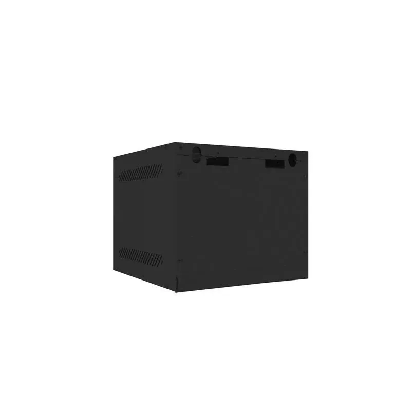 Szafa instalacyjna Rack wisząca 10" 6U 280x310mm czarna Lanberg (flat pack)