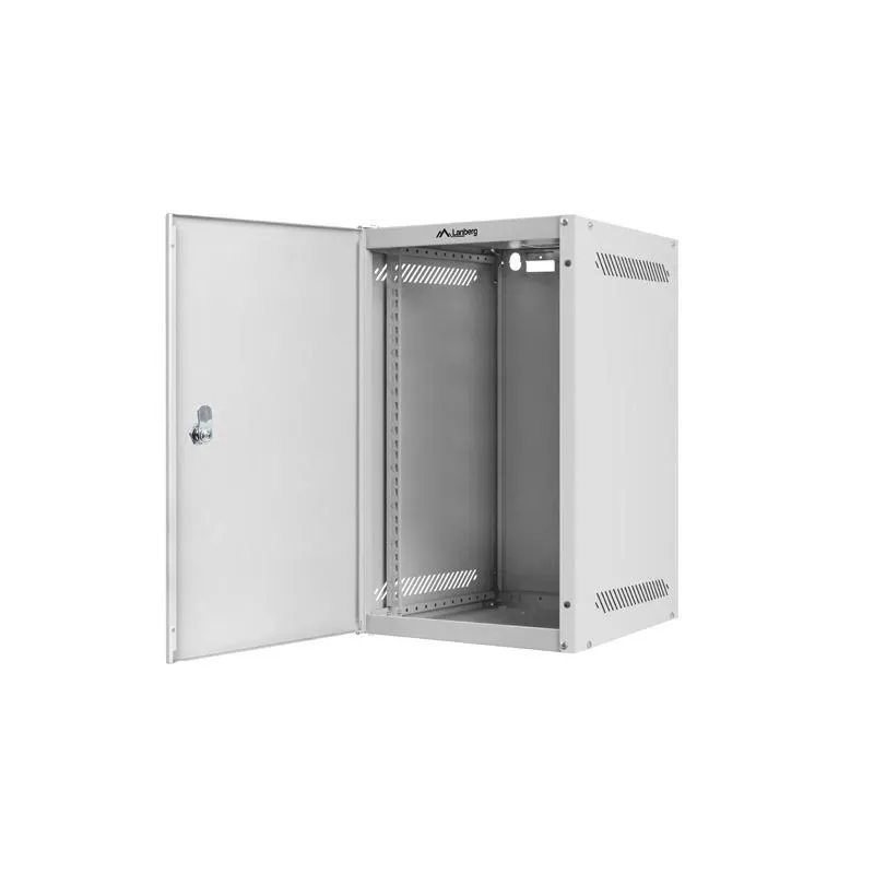 Szafa instalacyjna Rack wisząca 10" 9U 280x310mm szara Lanberg (flat pack)