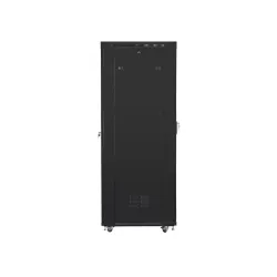 Szafa instalacyjna Rack stojąca 19" 42U 800x1000 czarna drzwi perforowane