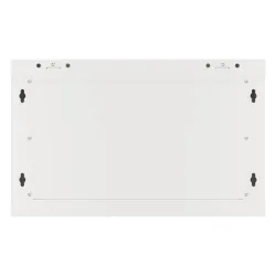 Szafa instalacyjna Rack wisząca 19" 6U 600x450 szara drzwi metalowe Lanberg