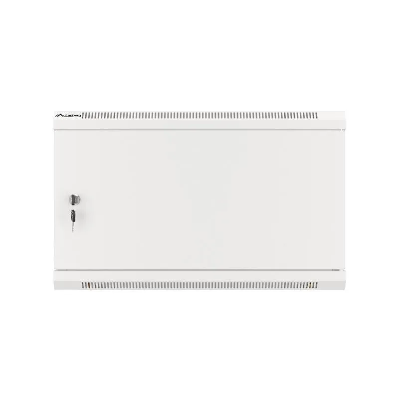 Szafa instalacyjna Rack wisząca 19" 6U 600x600 szara drzwi metalowe Lanberg