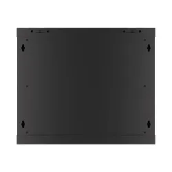 Szafa instalacyjna Rack wisząca 19" 9U 600x450 czarna drzwi metalowe