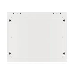 Szafa instalacyjna Rack wisząca 19" 9U 600x450 szara drzwi metalowe Lanberg