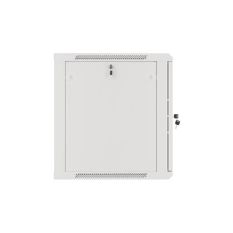 Szafa instalacyjna Rack wisząca 19" 12U 600x600 szara drzwi metalowe