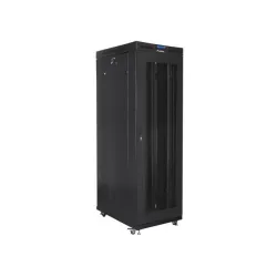 Szafa instalacyjna Rack stojąca 19" 27U 800x1000 Drzwi Perforowane czarna