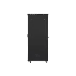 Szafa instalacyjna Rack stojąca 19" 47U 800x1200 czarna drzwi szklane LCD