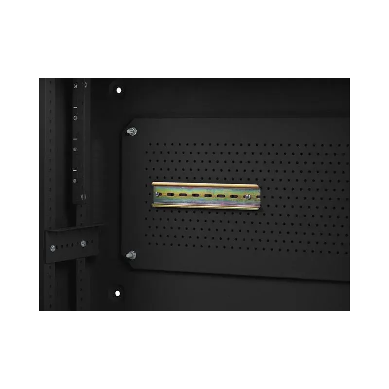 Szafa instalacyjna Lanberg rack wisząca 19" 4U+3U 540x200 niskoprofilowa