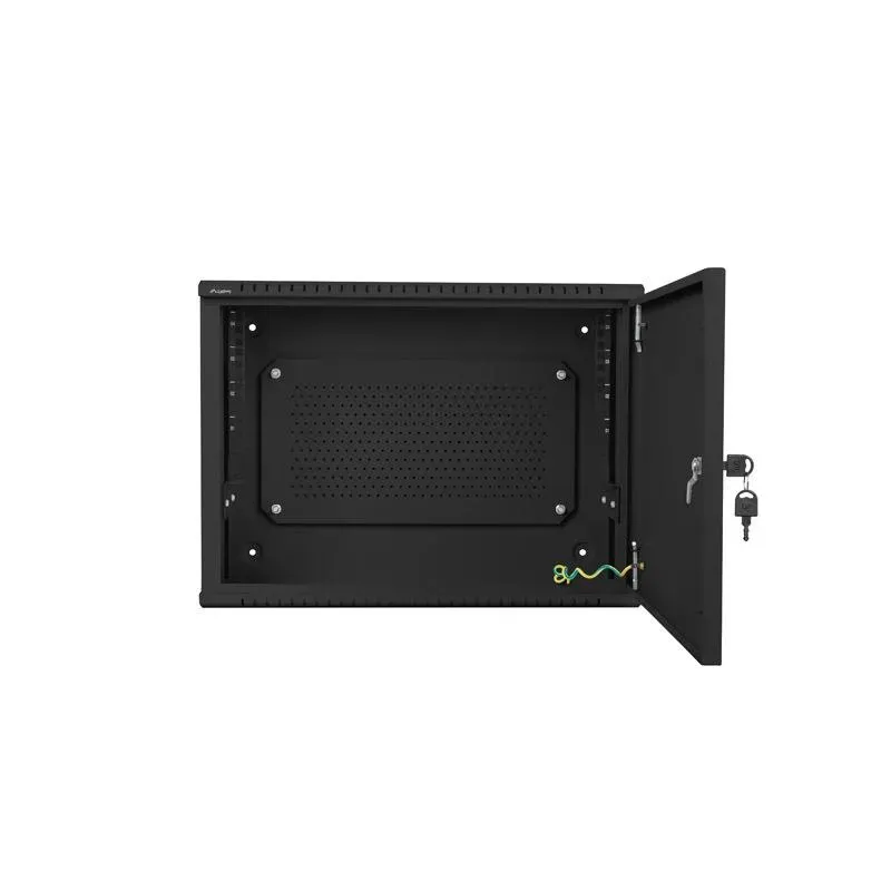 Szafa instalacyjna Lanberg rack wisząca 19" 4U+3U 540x200 niskoprofilowa