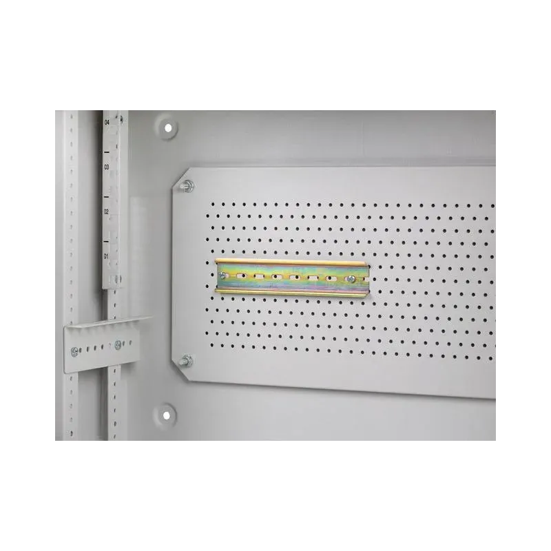 Szafa instalacyjna Lanberg rack wisząca 19" 4U+3U 540x200 niskoprofilowa