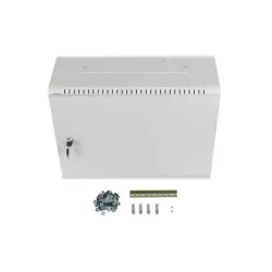 Szafa instalacyjna Lanberg rack wisząca 19" 4U+3U 540x200 niskoprofilowa
