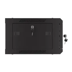 Szafa instalacyjna Lanberg rack wisząca 19" 4U 600x450 drzwi perforowane