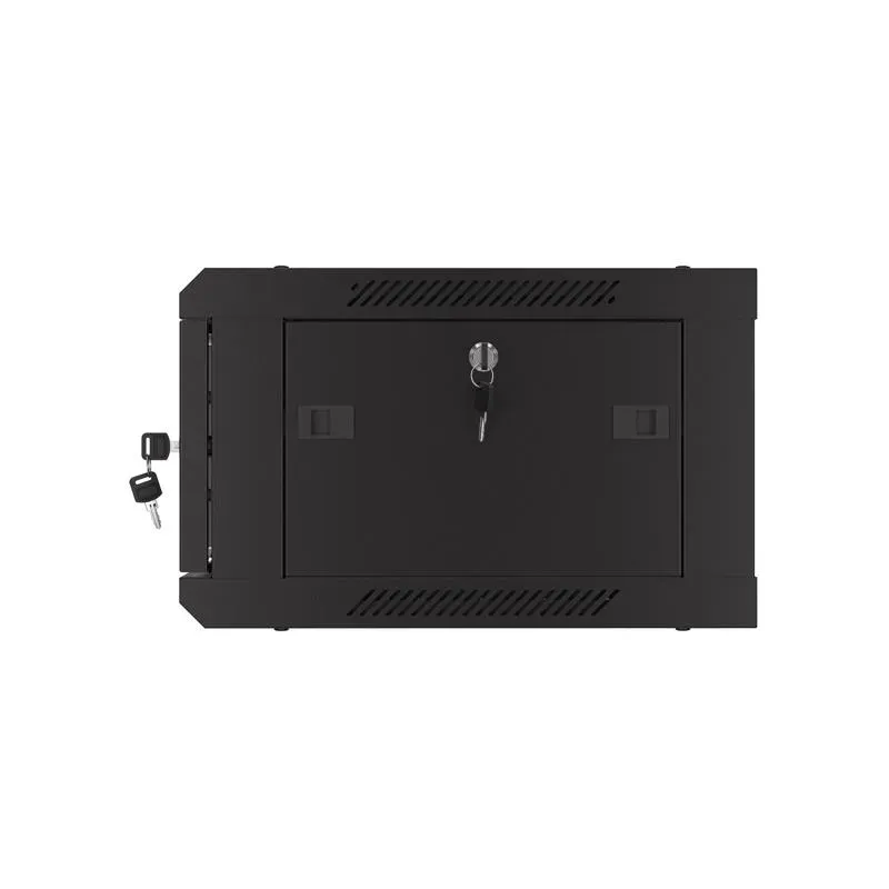 Szafa instalacyjna Lanberg rack wisząca 19" 4U 600x450 drzwi perforowane