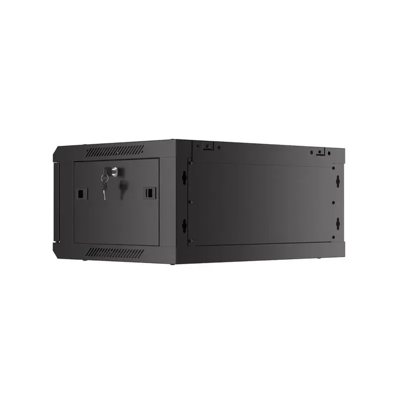 Szafa instalacyjna Lanberg rack wisząca 19" 4U 600x450 drzwi perforowane
