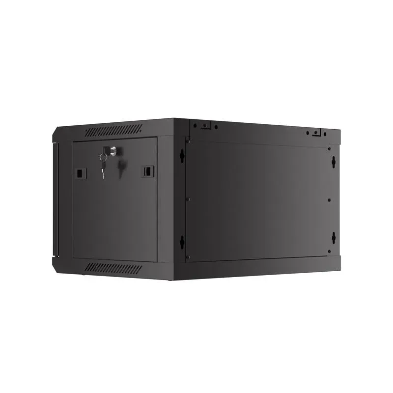 Szafa instalacyjna Lanberg rack wisząca 19" 6U 600x450 drzwi perforowane