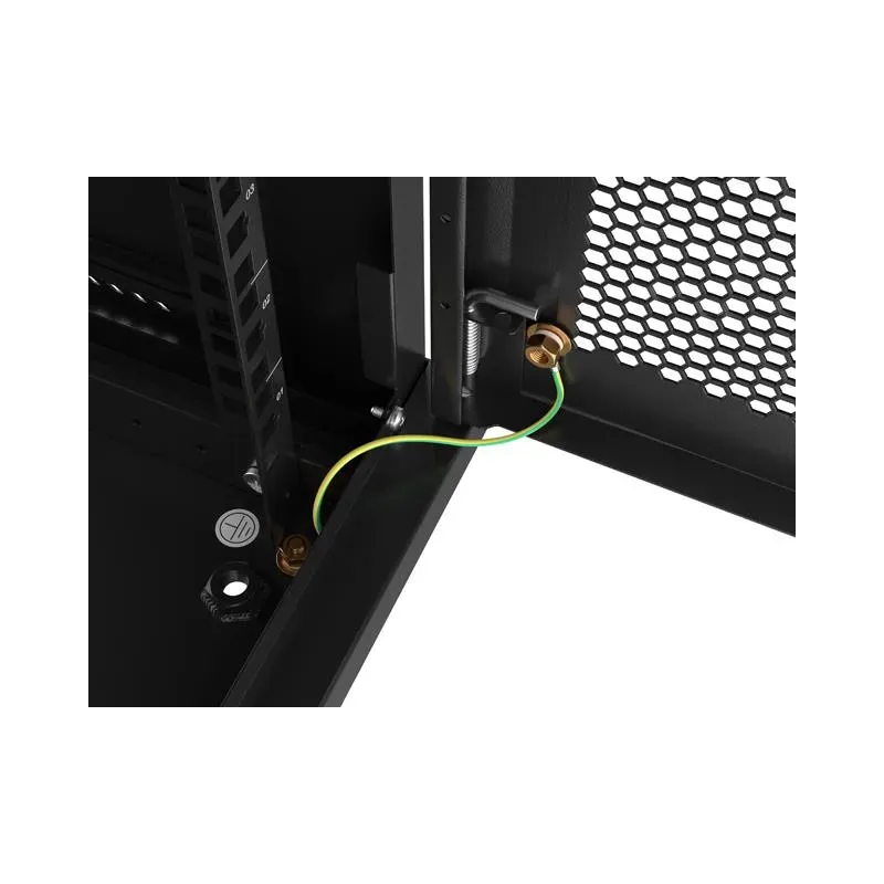 Szafa instalacyjna Lanberg rack wisząca 19" 6U 600x450 drzwi perforowane