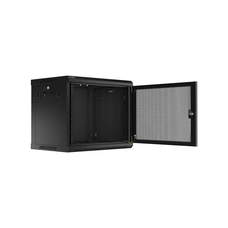 Szafa instalacyjna Lanberg rack wisząca 19" 9U 600x450 drzwi perforowane