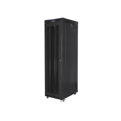 Szafa instalacyjna Rack stojąca 19" 47U 800x1000 Drzwi Perforowane czarna