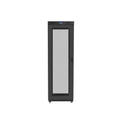 Szafa instalacyjna Rack stojąca 19" 47U 800x1000 Drzwi Perforowane czarna