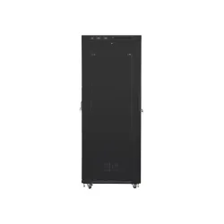 Szafa instalacyjna Rack stojąca 19" 47U 800x1000 Drzwi Perforowane czarna