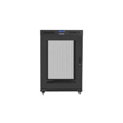 Szafa instalacyjna Rack stojąca 19" 22U 800x1000 czarna drzwi Perforowane