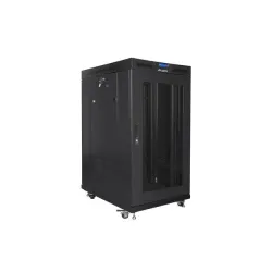 Szafa instalacyjna Rack stojąca 19" 22U 800x1000 czarna drzwi Perforowane
