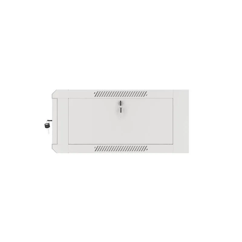 Szafa instalacyjna Lanberg rack wisząca 19" 4U 600 drzwi szklane szara