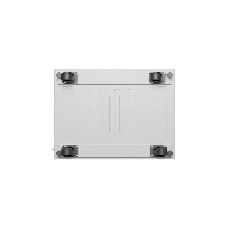 Szafa instalacyjna Rack stojąca 19" 15U 600x800 szara drzwi szklane LCD