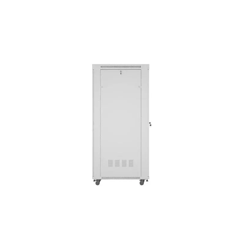 Szafa instalacyjna Rack stojąca 19" 42U 800x1000 szara drzwi szklane LCD