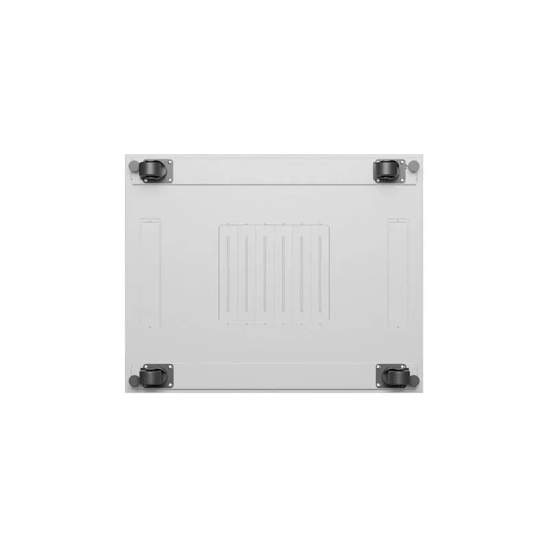 Szafa instalacyjna Rack stojąca 19" 42U 800x1000 szara drzwi szklane LCD