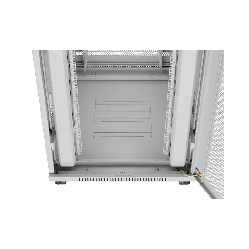 Szafa instalacyjna Rack stojąca 19" 42U 800x1000 szara drzwi perforowane